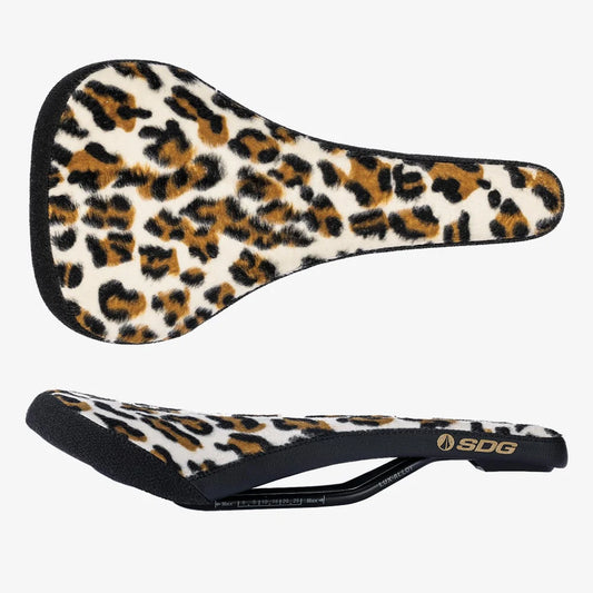 Sillín SDG BEL-AIR V3 Animal Throwback Rails Lux Alloy Leopard