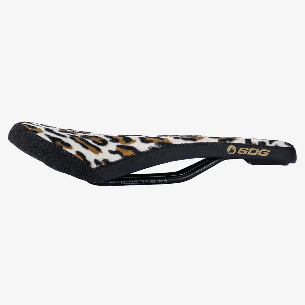 Sillín SDG BEL-AIR V3 Animal Throwback Rails Lux Alloy Leopard