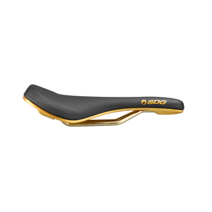 Sillín SDG BEL-AIR V3 MAX Galactic Raíles Lux-Alloy Negro/Oro