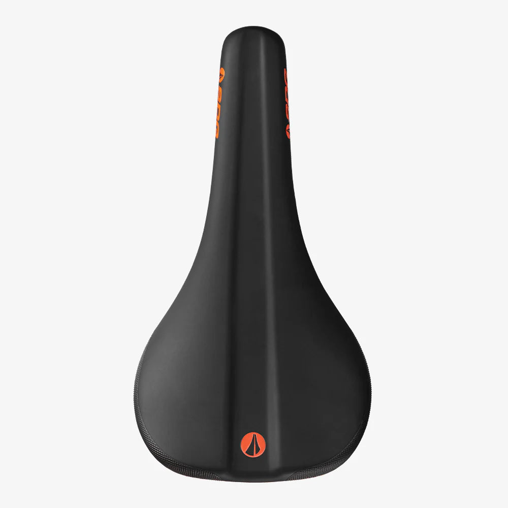 Sillín SDG BEL-AIR V3 Rails Lux Alloy Negro/Naranja