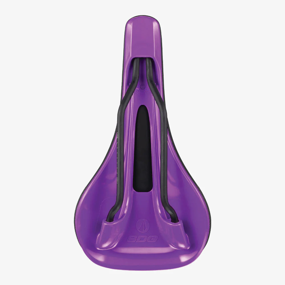 Sillín SDG BEL-AIR V3 Rails Lux Alloy Negro/Morado