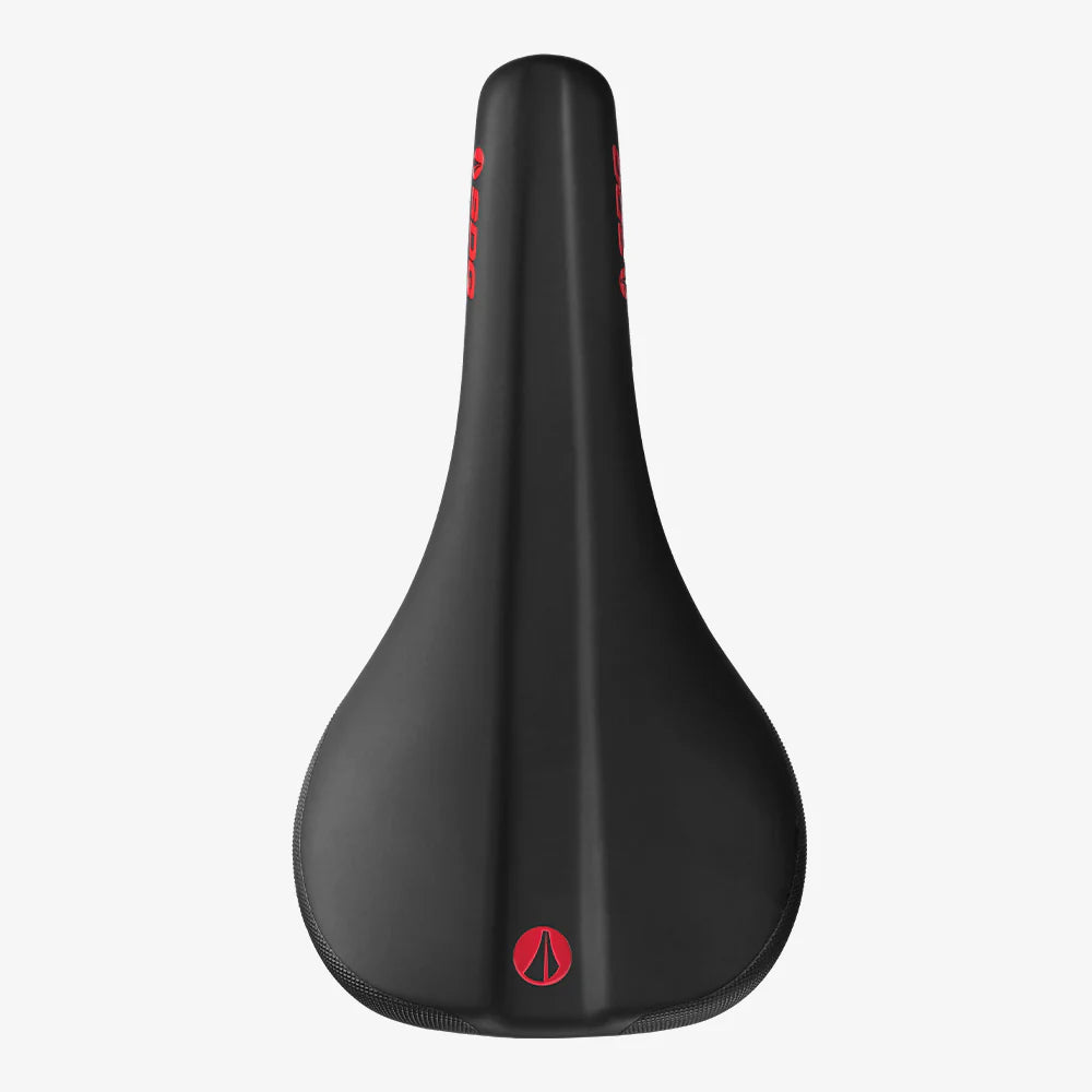 Sillín SDG BEL-AIR V3 Rails Lux Alloy Negro/Rojo