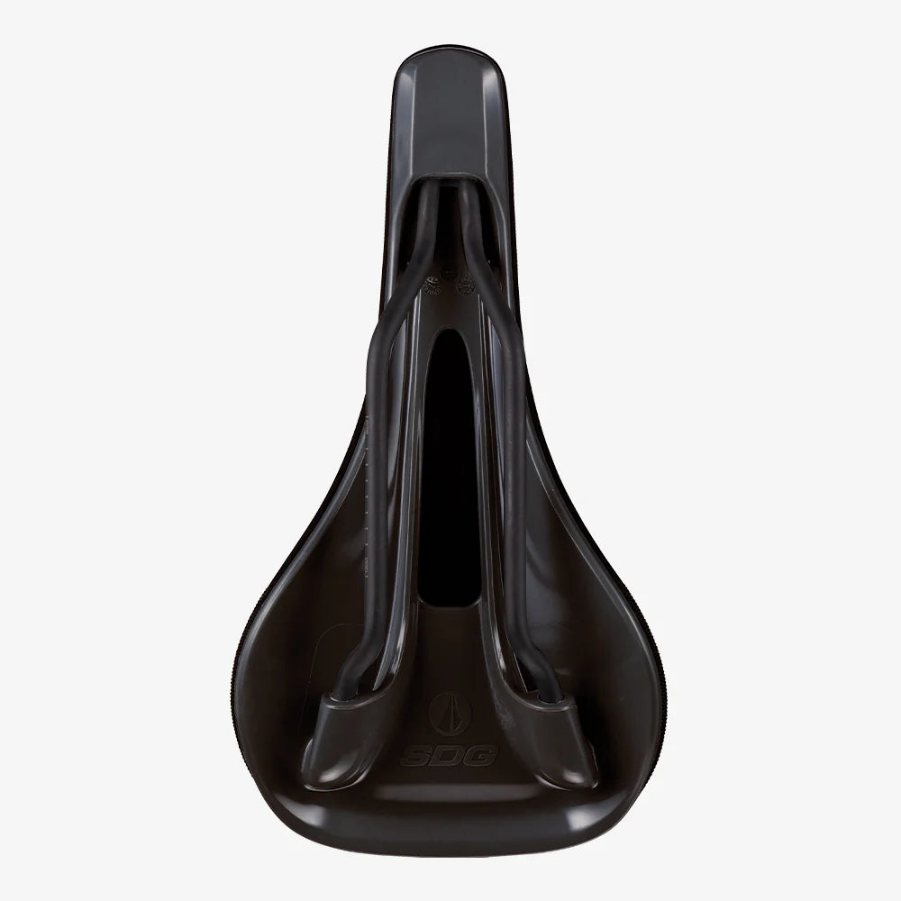 Sillín de acero SDG BEL-AIR V3 Air Foam Rails Negro