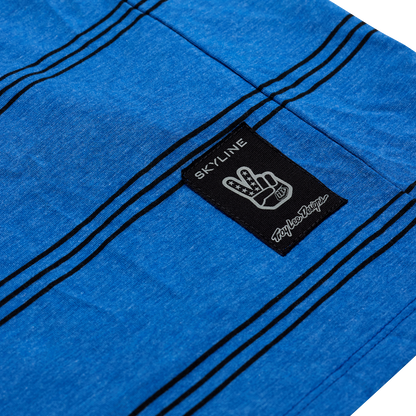 Camiseta TROY LEE DESIGNS SKYLINE RIDE TEE WASH OUT Mangas Cortas Azul