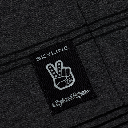 Camiseta TROY LEE DESIGNS SKYLINE RIDE TEE WASH OUT Mangas Cortas Gris