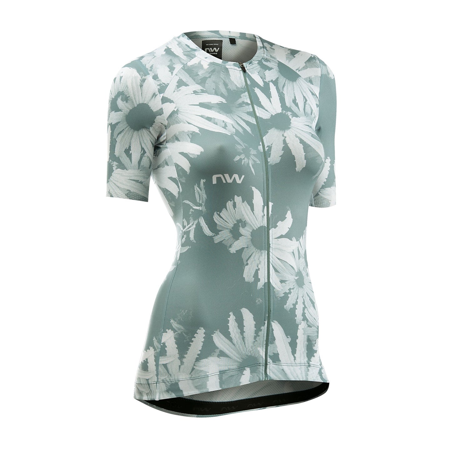 Maillot de manga corta NORTHWAVE BLADE para mujer Verde salvia