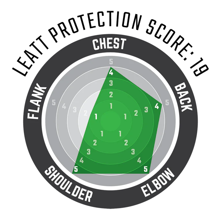 Chaleco de protección LEATT REAFLEX Negro