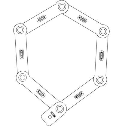 Antirrobo Articulado Plegable ABUS BORDO UGRIP 5700K + Soporte SH