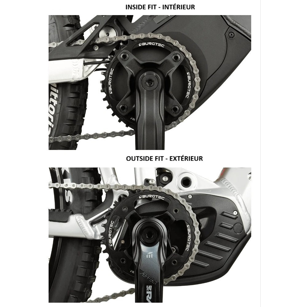 BURGTEC BCD E-BIKE THICK THIN Plataforma monoplato para exteriores