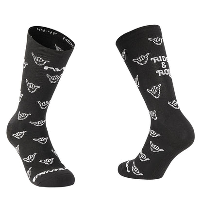 Calcetines NORTHWAVE RIDE & ROLL PRIMALOFT Negro