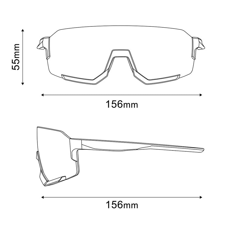 SHIMANO AEROLITE CE-ARLT2 Gafas Blanco Ridescape Lente Alto Contraste