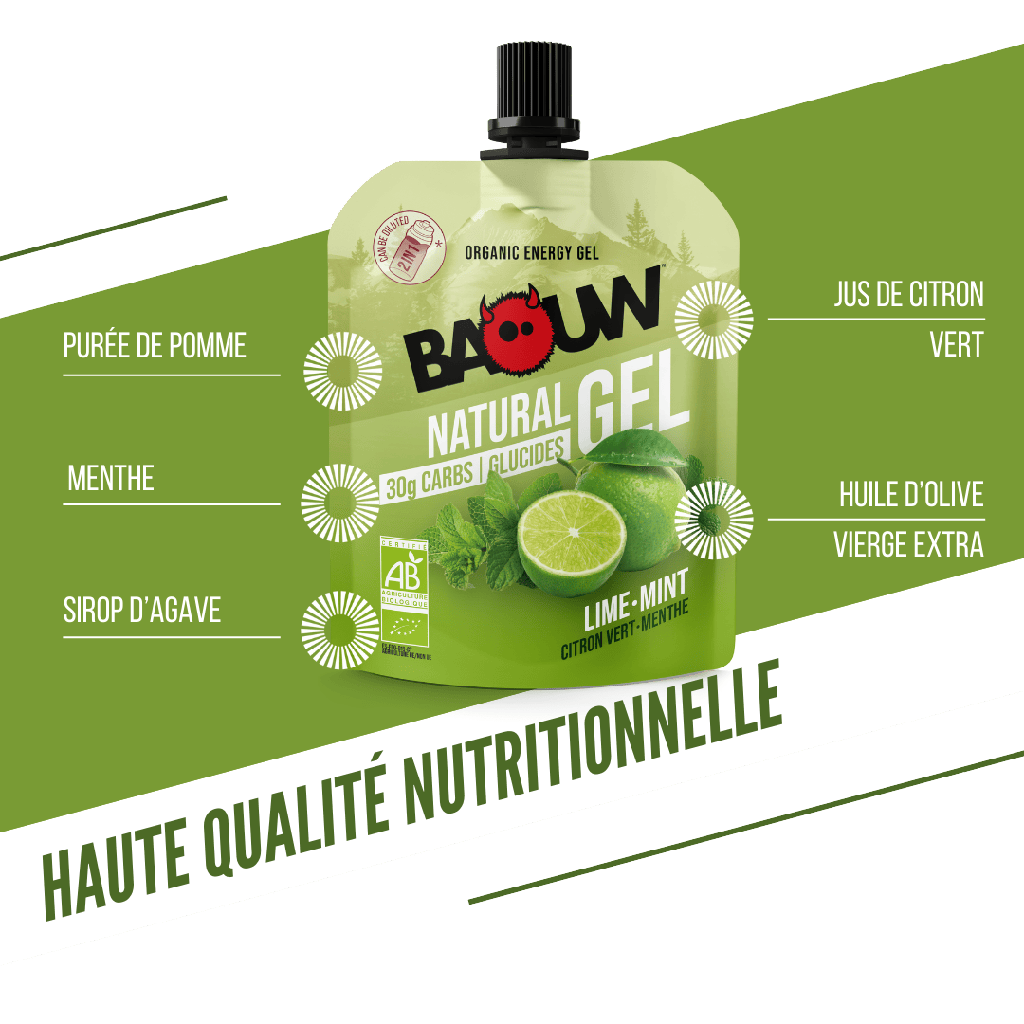 BAOUW Gel Energizante Lima/Menta Bio (85g)