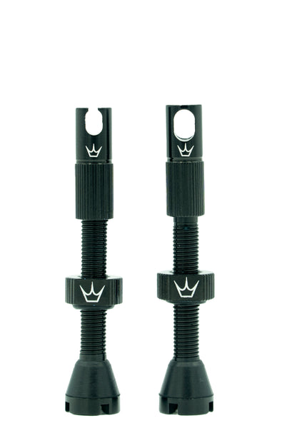 Válvulas Tubeless PEATY'S x Chris King MK2 Presta 60 mm (x2) Negro