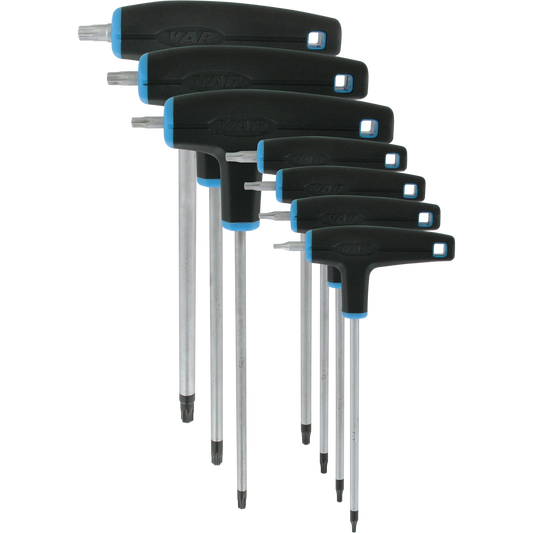 Juego de 7 llaves VAR CL-18200-07/40 Torx T