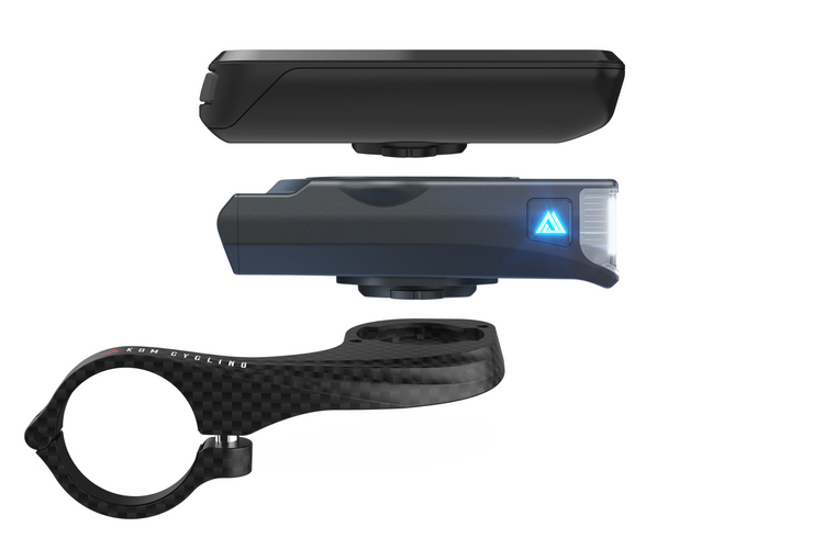 Soporte de manillar para GPS GARMIN KOM CYCLING Azul claro