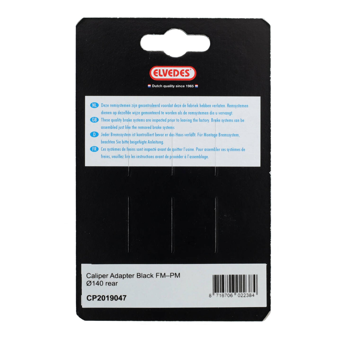 Adaptador de estribo trasero ELVEDES FM/PM 140m