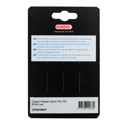 Adaptador Pinza Trasera ELVEDES FM/PM 140mm