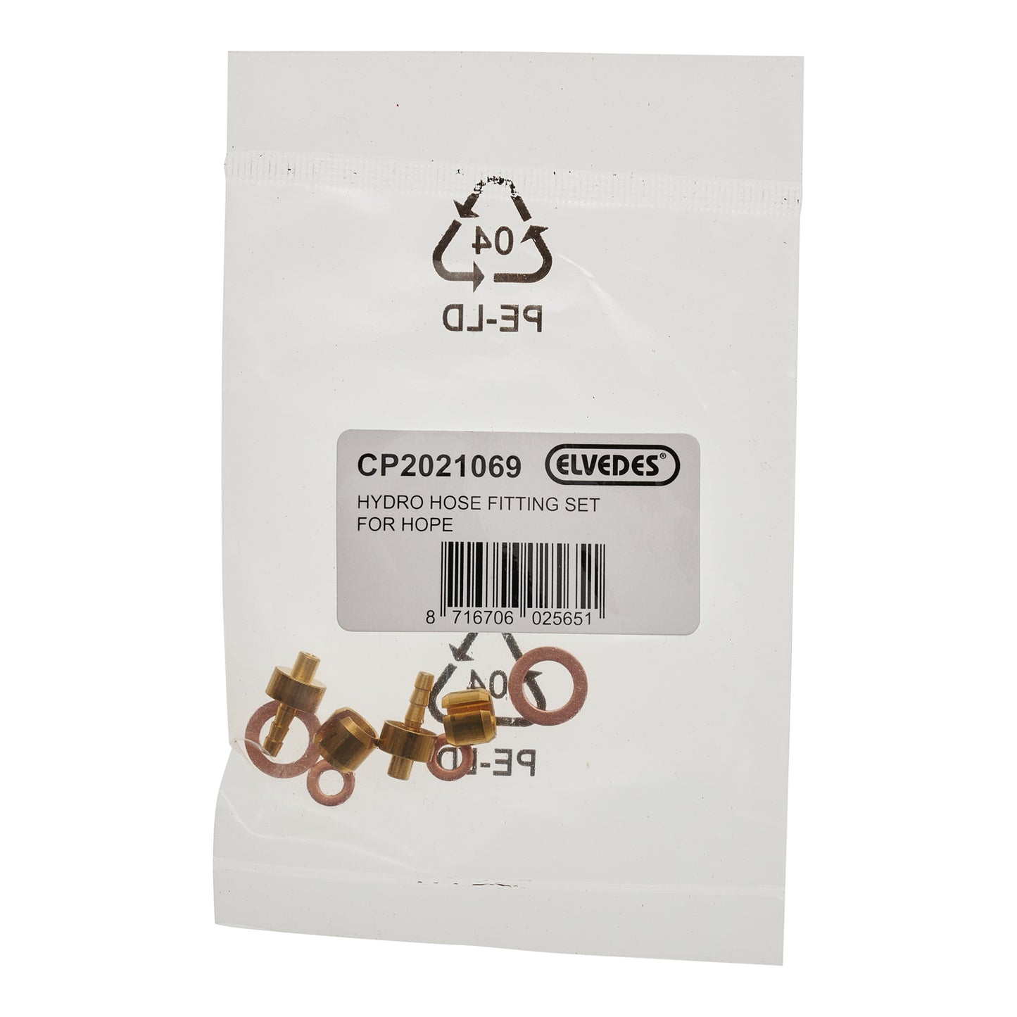 Kit de racores para mangueras ELVEDES Hope