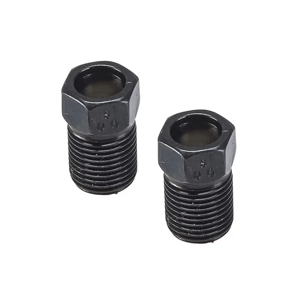 Juego de 2 tuercas de compresión ELVEDES M8x0,75 para manguera de 5 mm