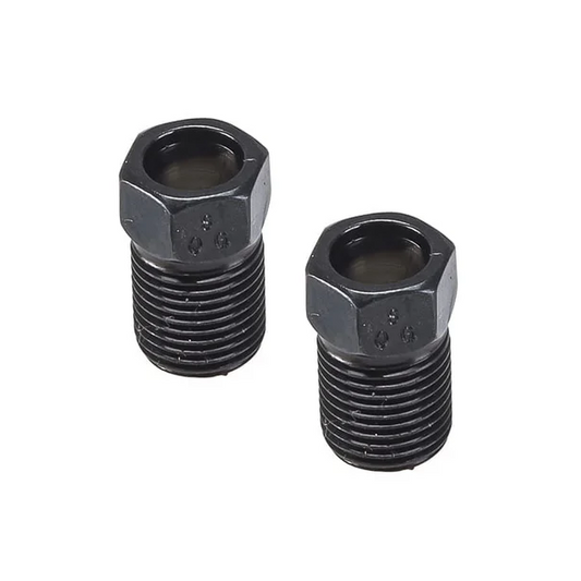 Juego de 2 tuercas de compresión ELVEDES M8x0,75 para manguera de 5 mm