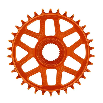 Plato Mono E-THIRTEEN HELIX RACE E-SPEC 11/12V Direct Mount Bosch Gen4 Offset 13mm Naranja