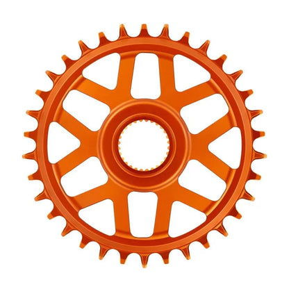 Plato Mono E-THIRTEEN HELIX RACE E-SPEC 11/12V Direct Mount Bosch Gen4 Offset 13mm Naranja