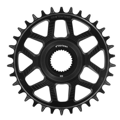 Plato Mono E-THIRTEEN HELIX RACE E-SPEC 11/12V Direct Mount Bosch Gen4 Offset 15mm Negro
