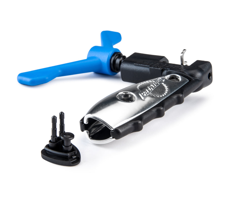 Park Tool CT-15 con pasadores de repuesto y yunque de remachado