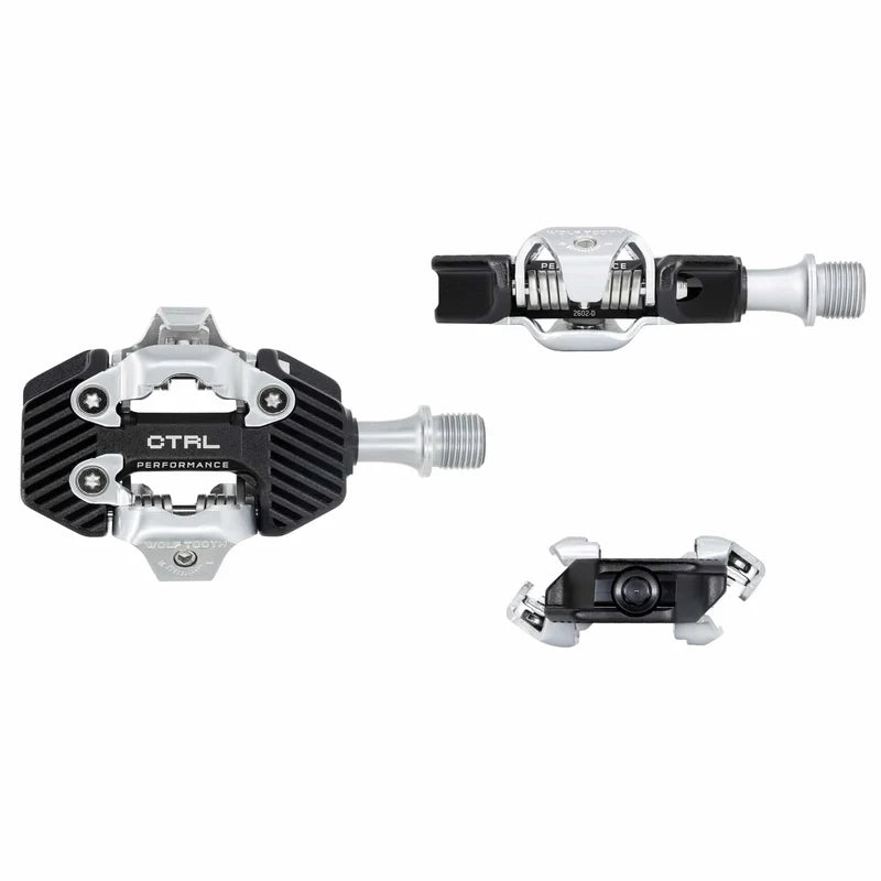 Pedales WOLF TOOTH CTRL TRAIL PERFORMANCE sin clip, negros