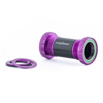 Eje de pedalier CANE CREEK HELLBENDER 70 - BSA30 para eje DUB de 29 mm violeta
