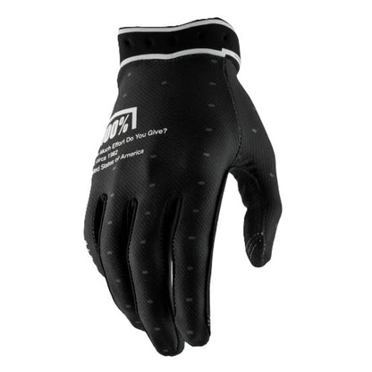 Guantes 100% RIDEFIT Negro
