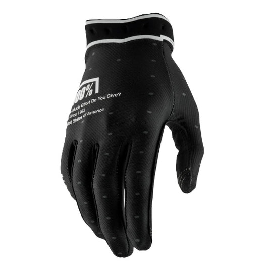 Guantes 100% RIDEFIT Negros