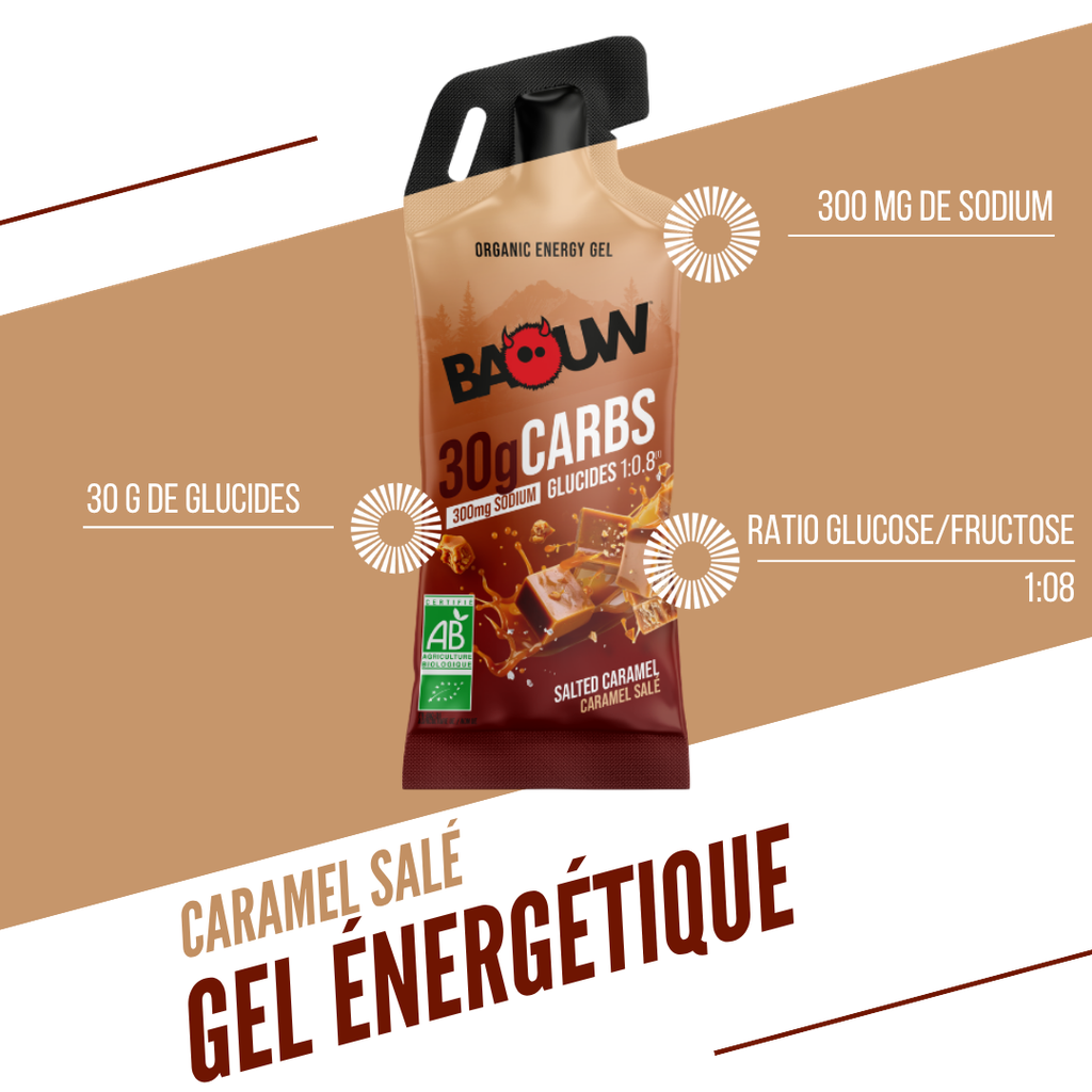 Gel Energético BAOW (44g) Limón/Caramelo Salado