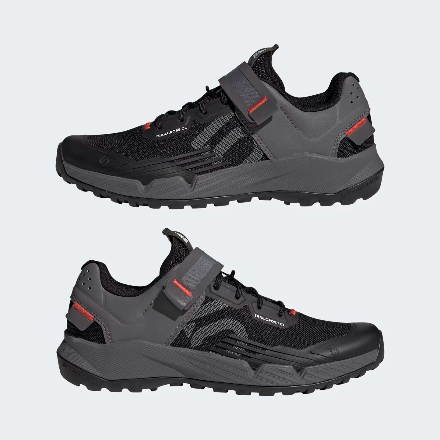 Zapatillas MTB ADIDAS FIVE TEN TRAILCROSS CLIP-IN Negro/Gris/Rojo