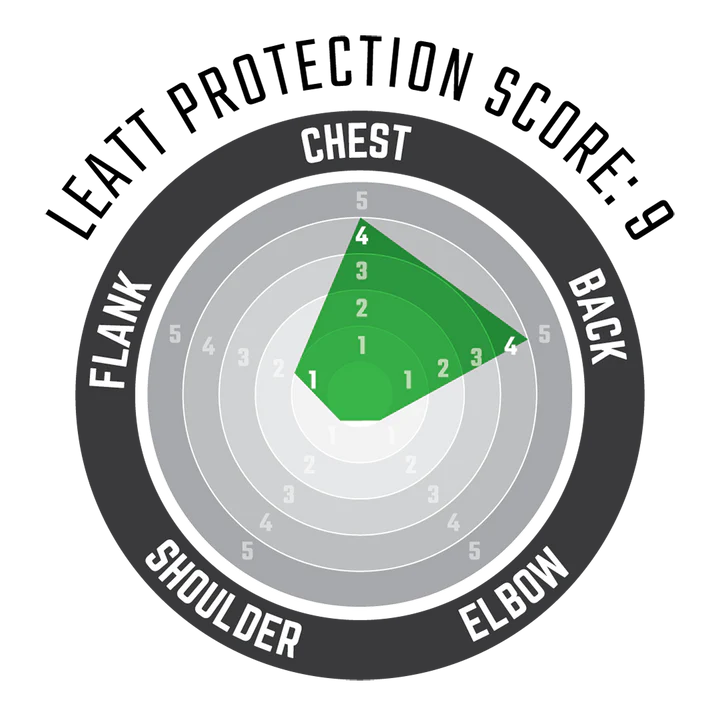 Peto protector LEATT REAFLEX Mujer Negro