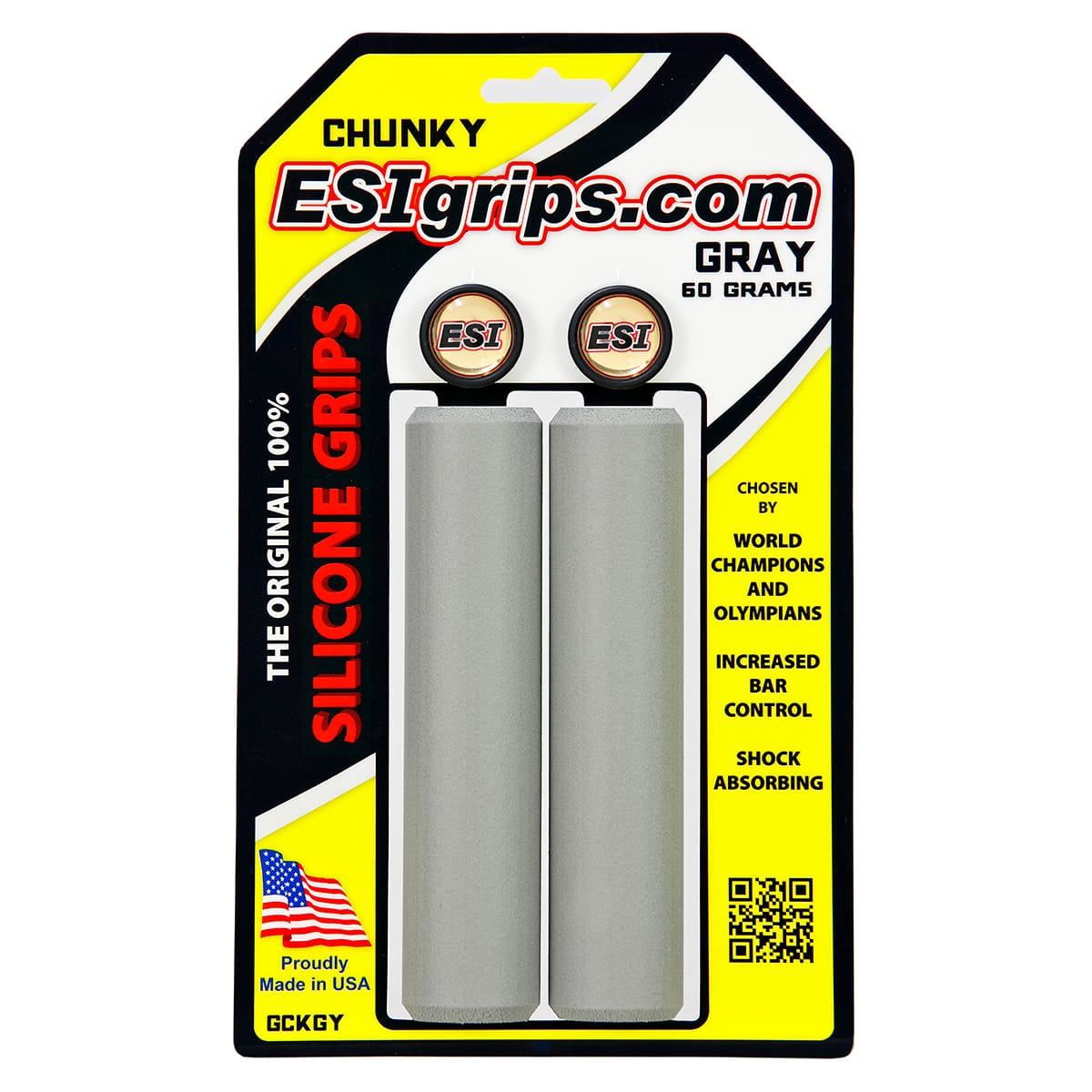 Puños ESI CHUNKY 130 mm Gris