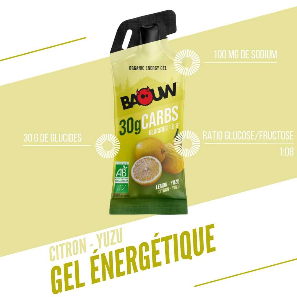 Gel Energético BAOW (44g) Limón/Yuzu