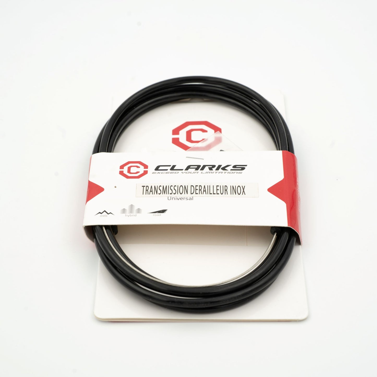 CLARKS Kit universal de cable y latiguillo de desviador Acero inoxidable