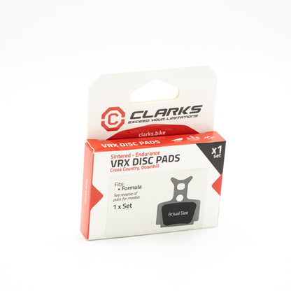Pastillas de freno CLARKS VRX850C metálicas – Formula Cura / R1 / The One