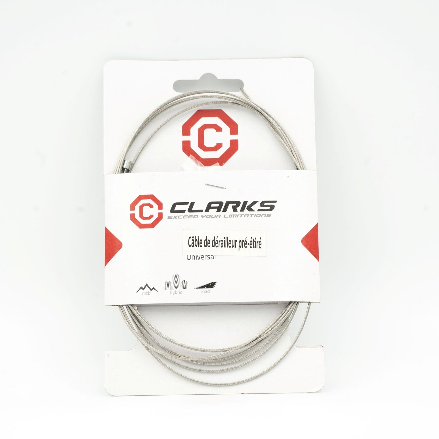 Cable desviador CLARKS DIE DRAWN Acero inoxidable pulido