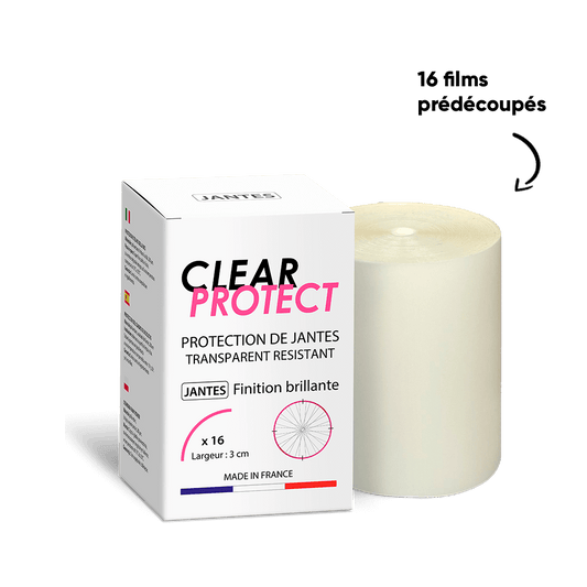 CLEARPROTECT Protector de llantas adhesivo brillante
