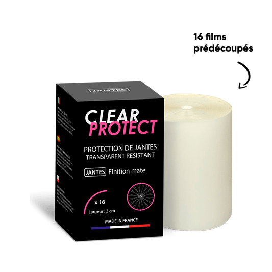 CLEARPROTECT Protector de ruedas adhesivo mate