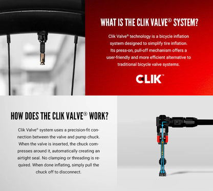Inflador de CO2 LEZYNE CLIK DRIVE + cartucho de CO2 roscado