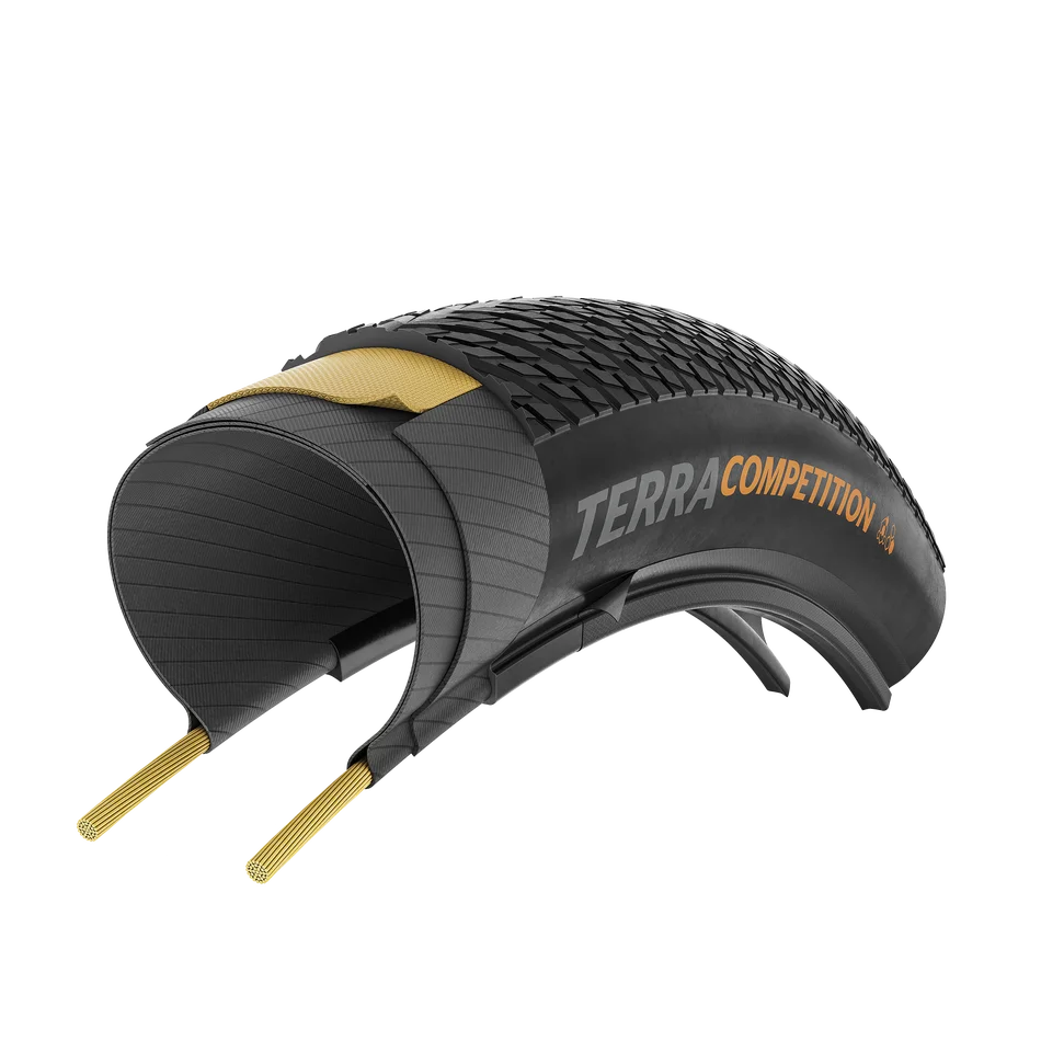 Neumático CONTINENTAL TERRA COMPETITION TRAIL GRIP 700x40c Tubeless Ready Marrón