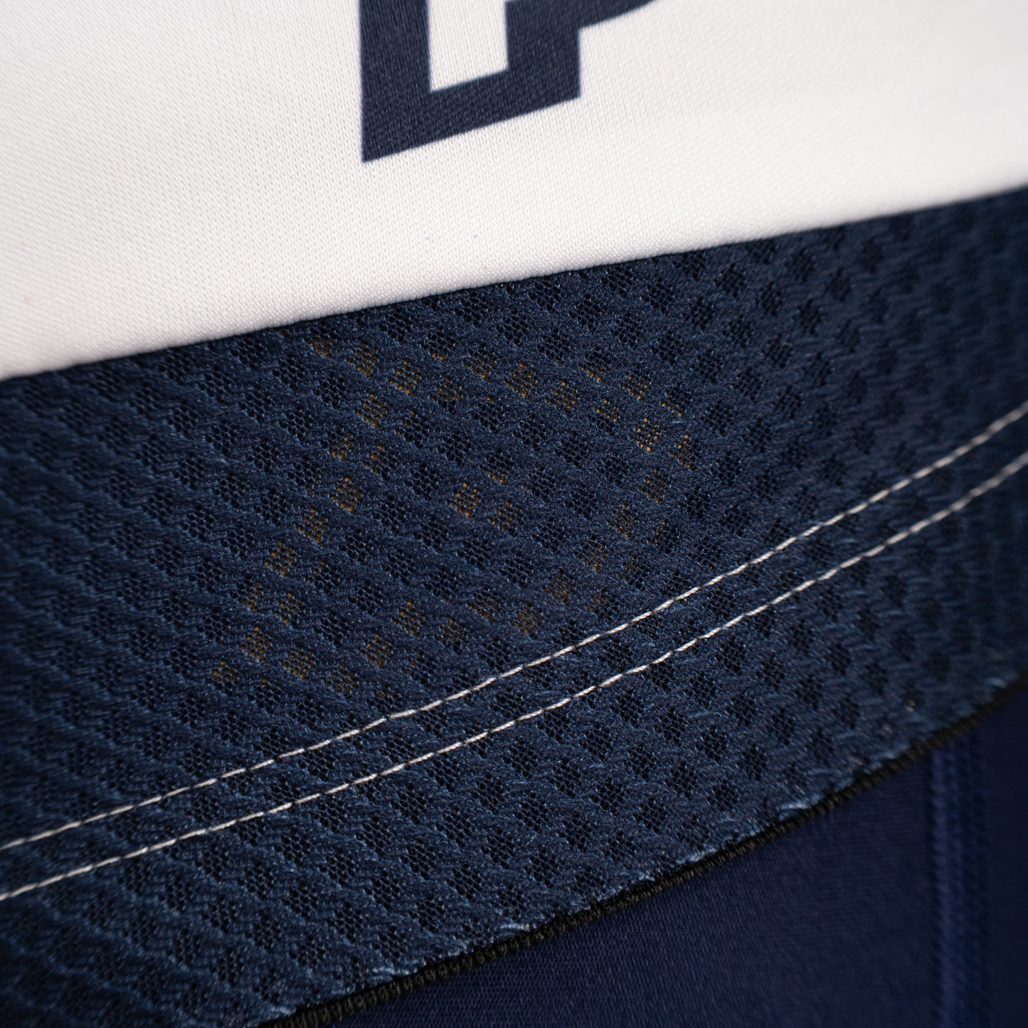 Maillot de manga corta PROBIKESHOP Azul marino/Blanco