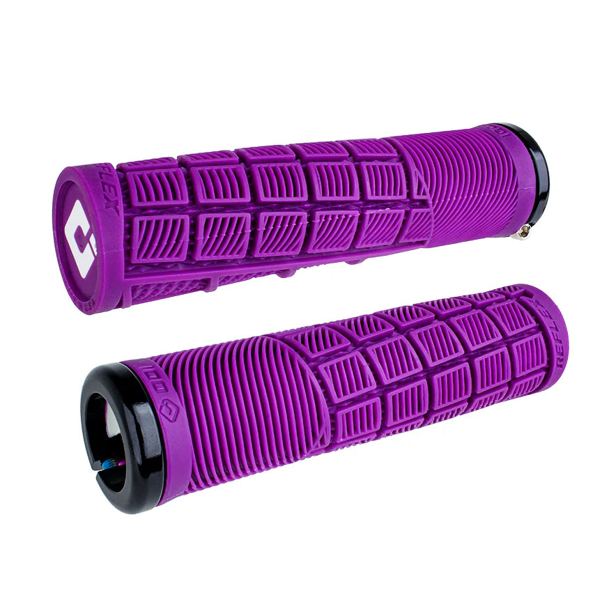 Puños ODI REFLEX V2.1 Lock-on 135 mm Violeta