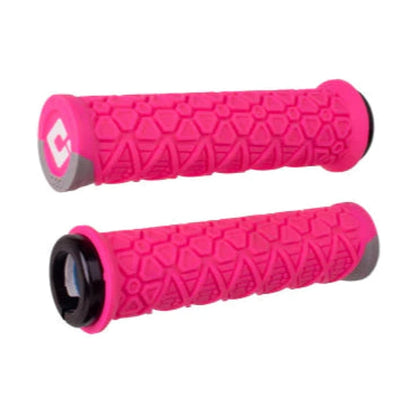 Grips ODI VANQUISH Lock-On 135 mm Rosa