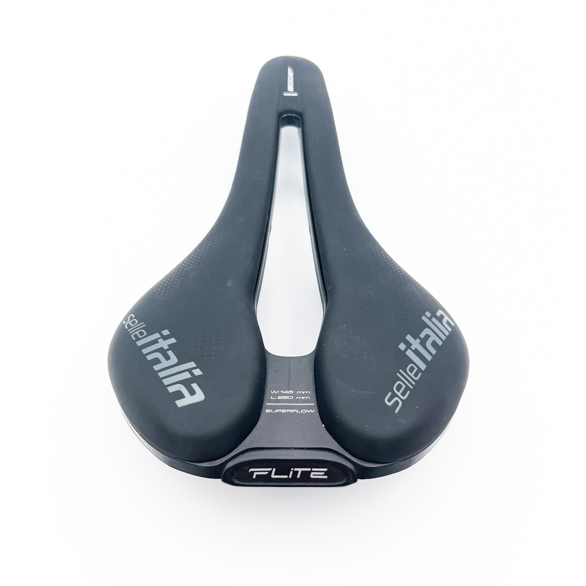 Sillín SELLE ITALIA FLITE BOOST SUPERFLOW L Raíles Manganeso Negro