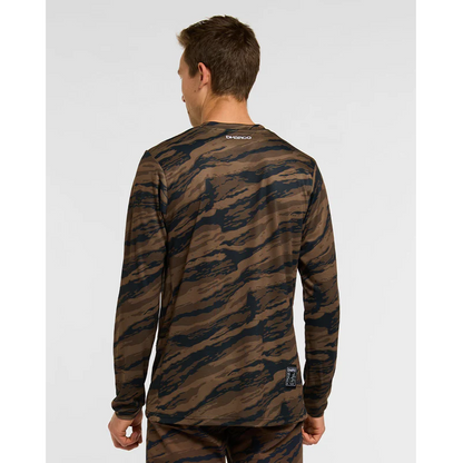 Maillot DHARCO GRAVITY RECON Mangas Largas Negro/Marrón