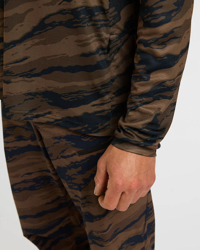 Maillot de manga larga DHARCO GRAVITY RECON Negro/Marrón